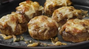 Бърза вечеря: Пълнени гъби с бекон