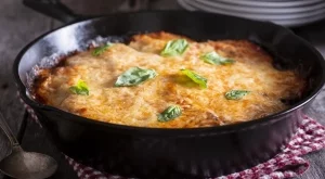 Патладжани, запечени с моцарела и пармезан