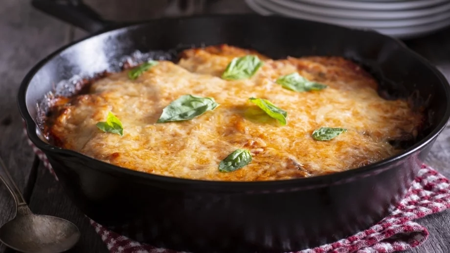 Патладжани, запечени с моцарела и пармезан