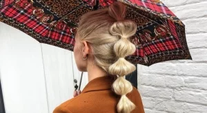 Ето как да си направите плитка с балончета 