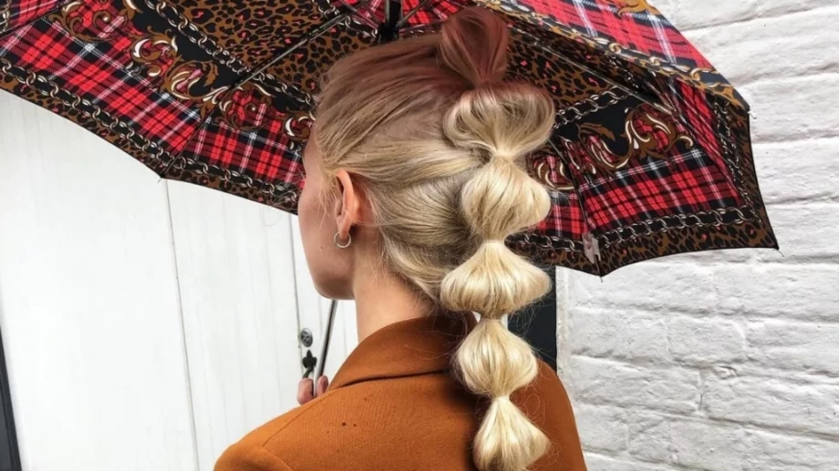 Ето как да си направите плитка с балончета 