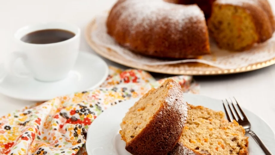 Ароматен кекс с портокал и моркови БЕЗ глутен