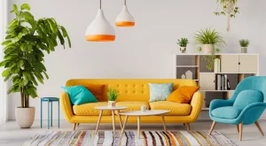 5 причини защо да изберете диван в ярък цвят за хола си 