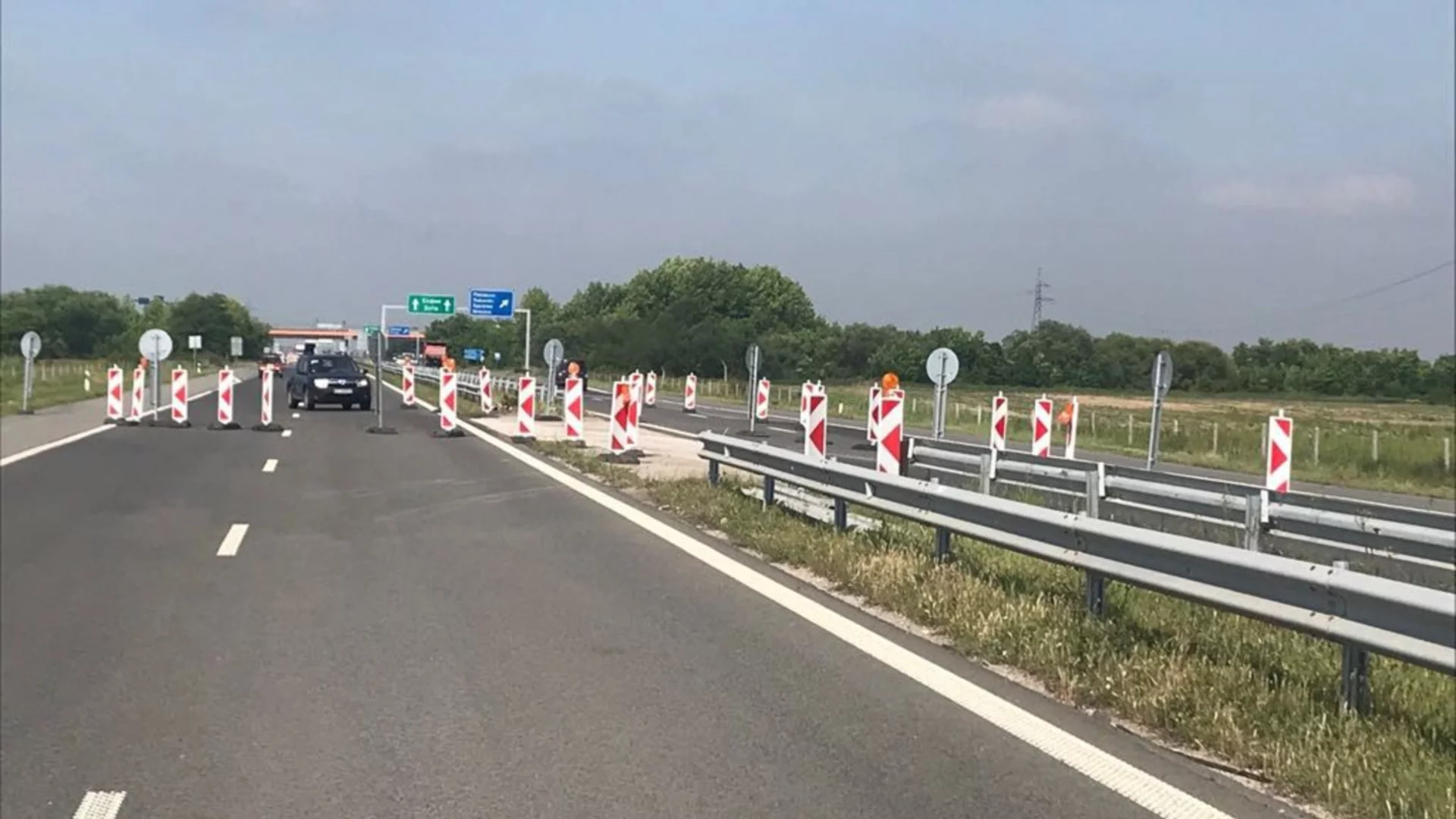 Ремонтите на "Тракия" продължават, затвориха платното в посока София край Пловдив