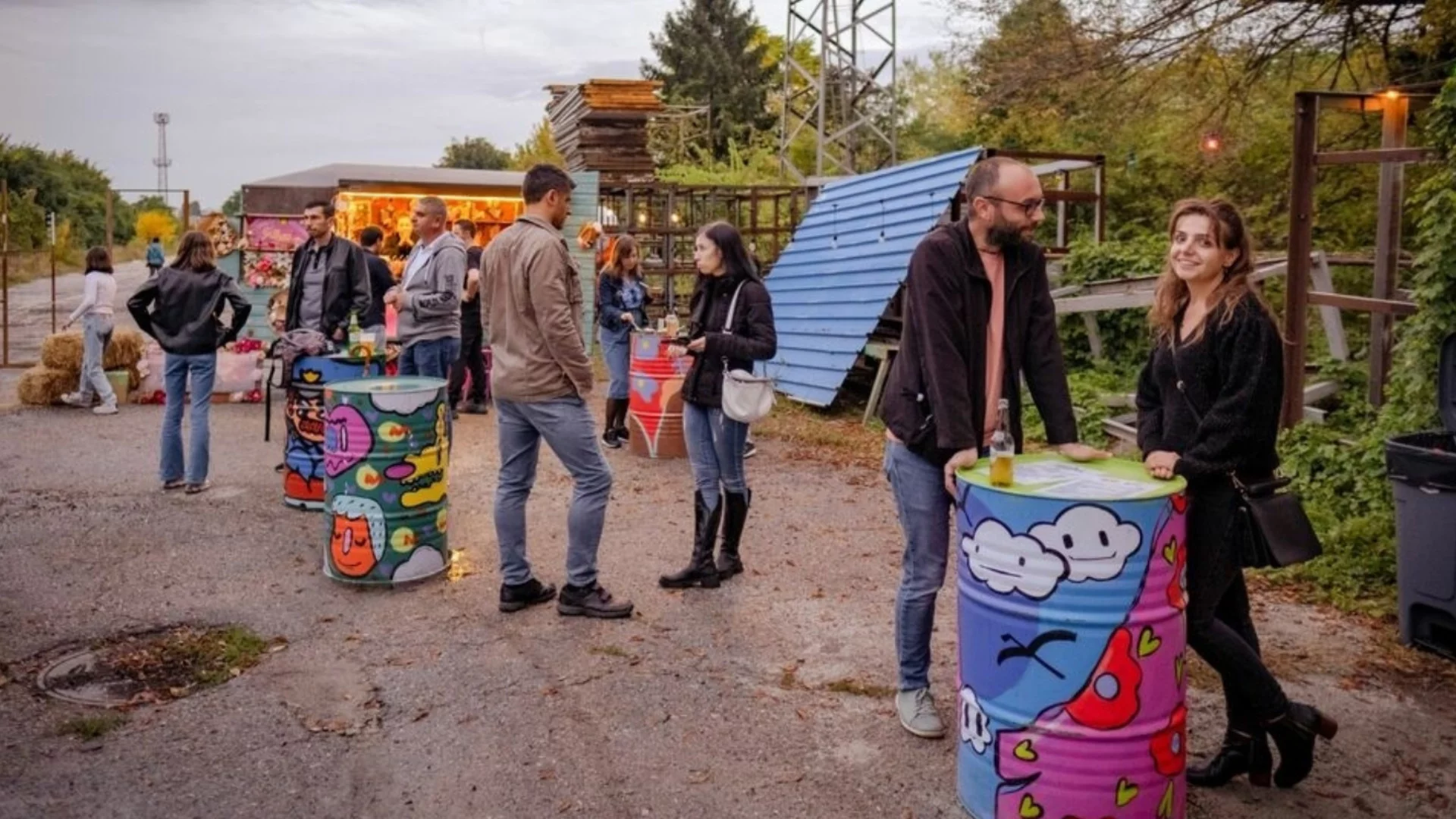 Сточна гара се превръща във временен културен център