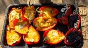 Лятно ястие: Пълнени чушки с яйце и сирене