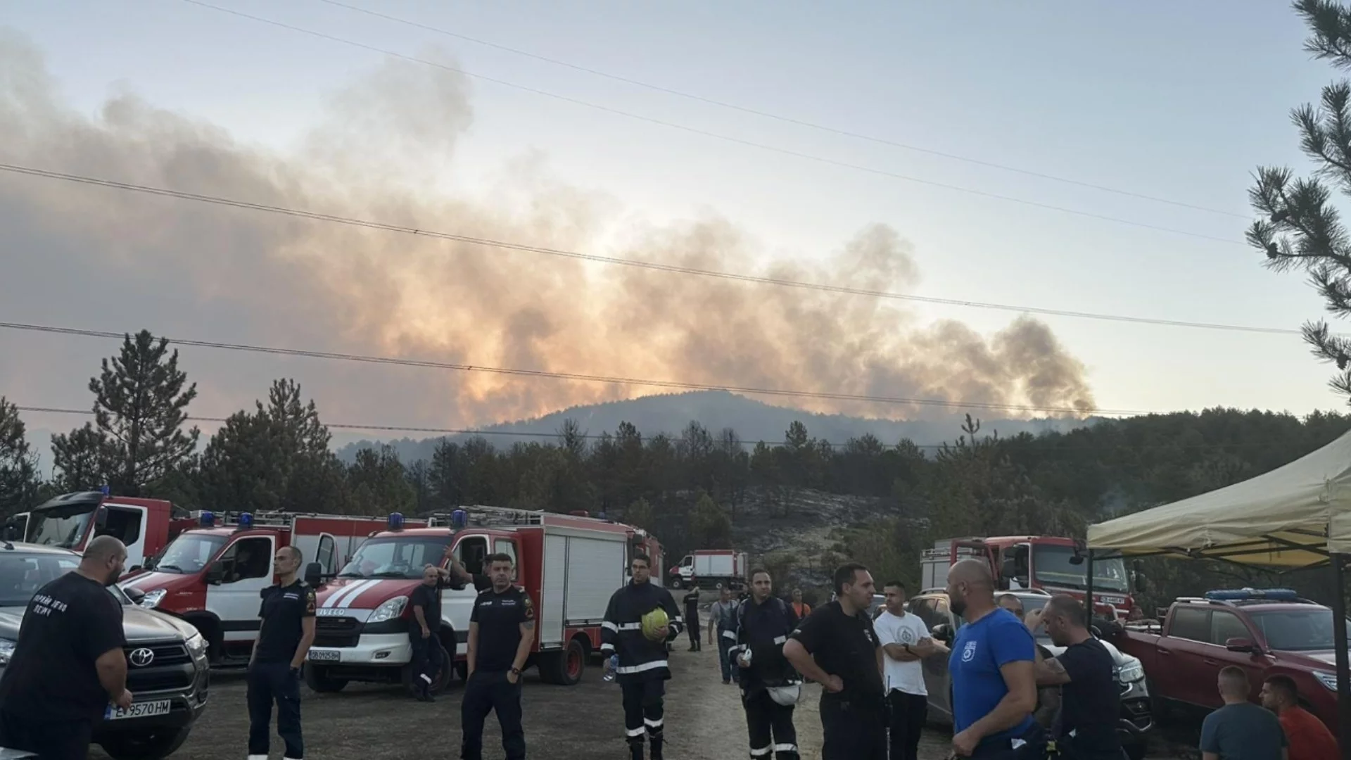 Предупреждение за Сандански: Заради пожара при Илинденци излизайте навън само с маски 