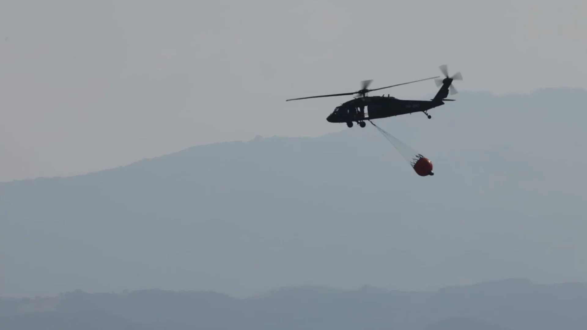 Пожар гори между два квартала в Димитровград