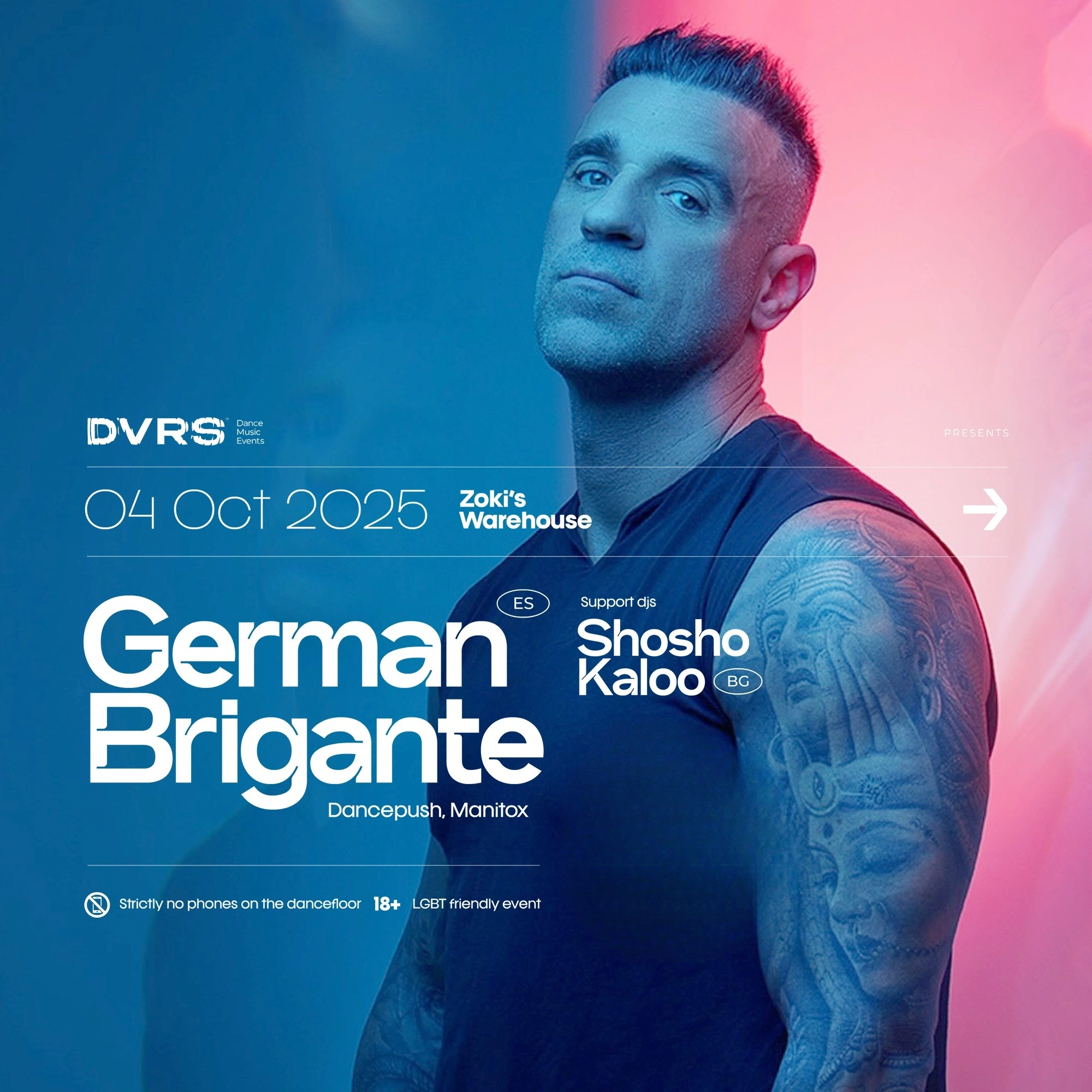 Световният DJ Херман Бриганте за пръв път в България - в Zoki’s Warehouse 