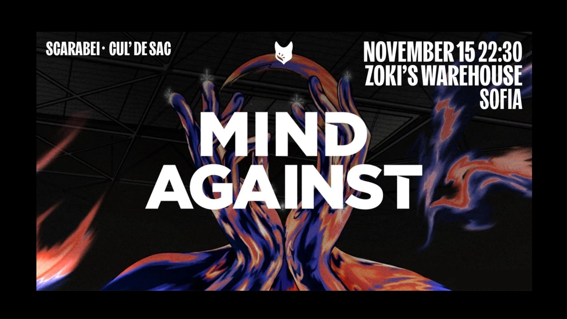 SAKÉ се завръща в София с най-знаменития си изпълнител до момента - Mind Against - 15 ноември, Zoki’s Warehouse