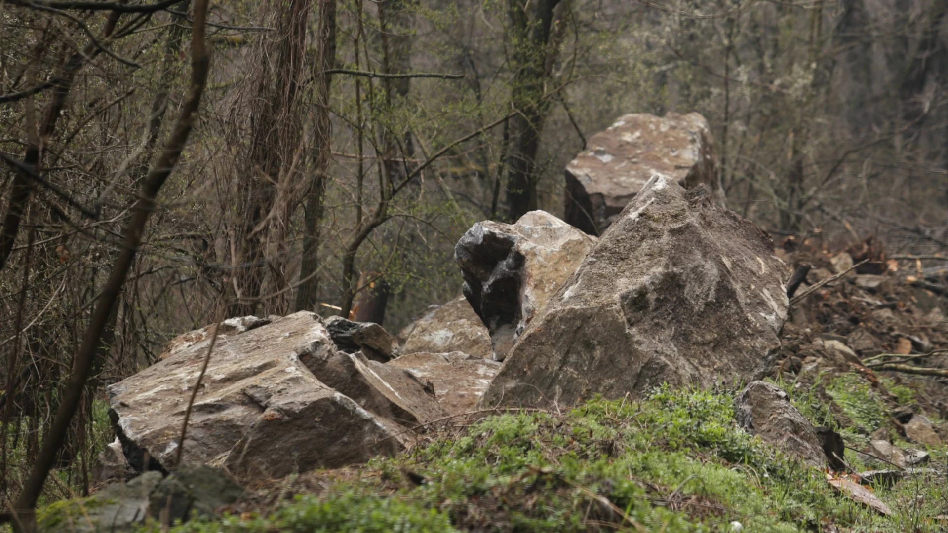 Срутище отново блокира движението по пътя Смолян - Девин