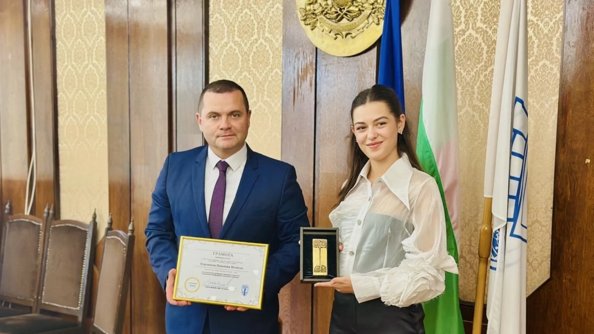 Двама ученици и един студент бяха удостоени с Награда „Русе – 21. век“