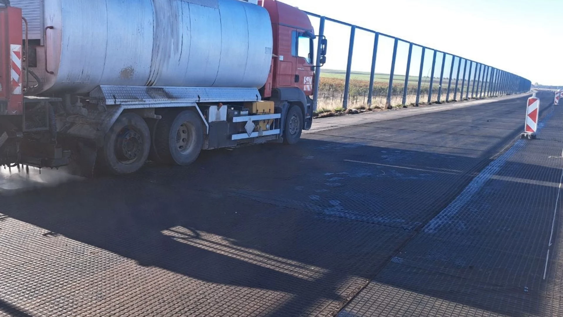 Продължава ремонтът на отсечка от АМ “Тракия“