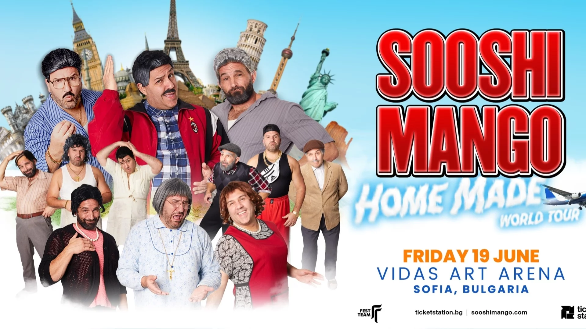 Ще пада голям смях! SOOSHI MANGO за първи път в България на 19 юни във Vidas Art Arena