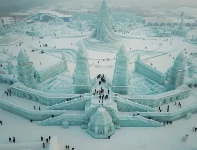 Впечатляващо: Откриват най-големия тематичен парк за лед и сняг (ВИДЕО)