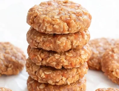 Сладки с овесени ядки и моркови БЕЗ печене