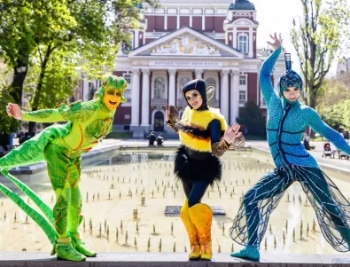 Cirque du Soleil е вече тук. Акробатите се разходиха из София